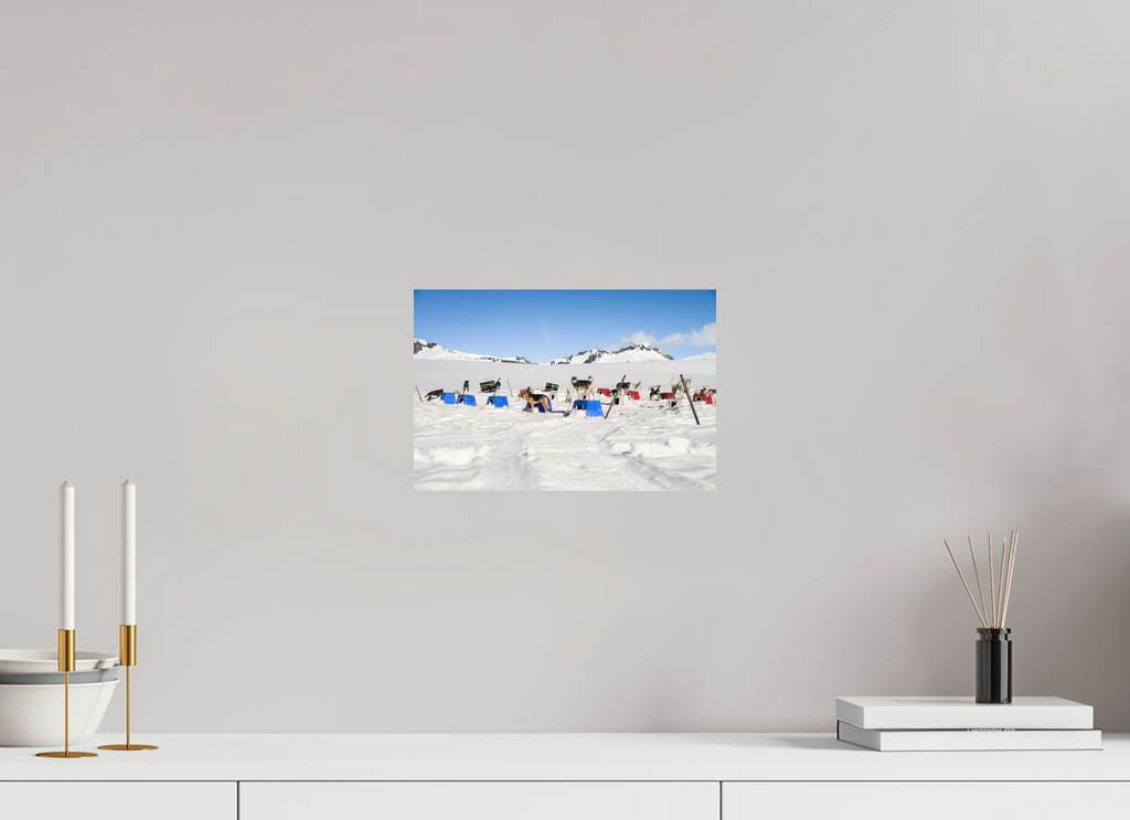 12 x 8″, Hahnemüle Smooth Rag Fine Art Paper Welcome to Dog Camp