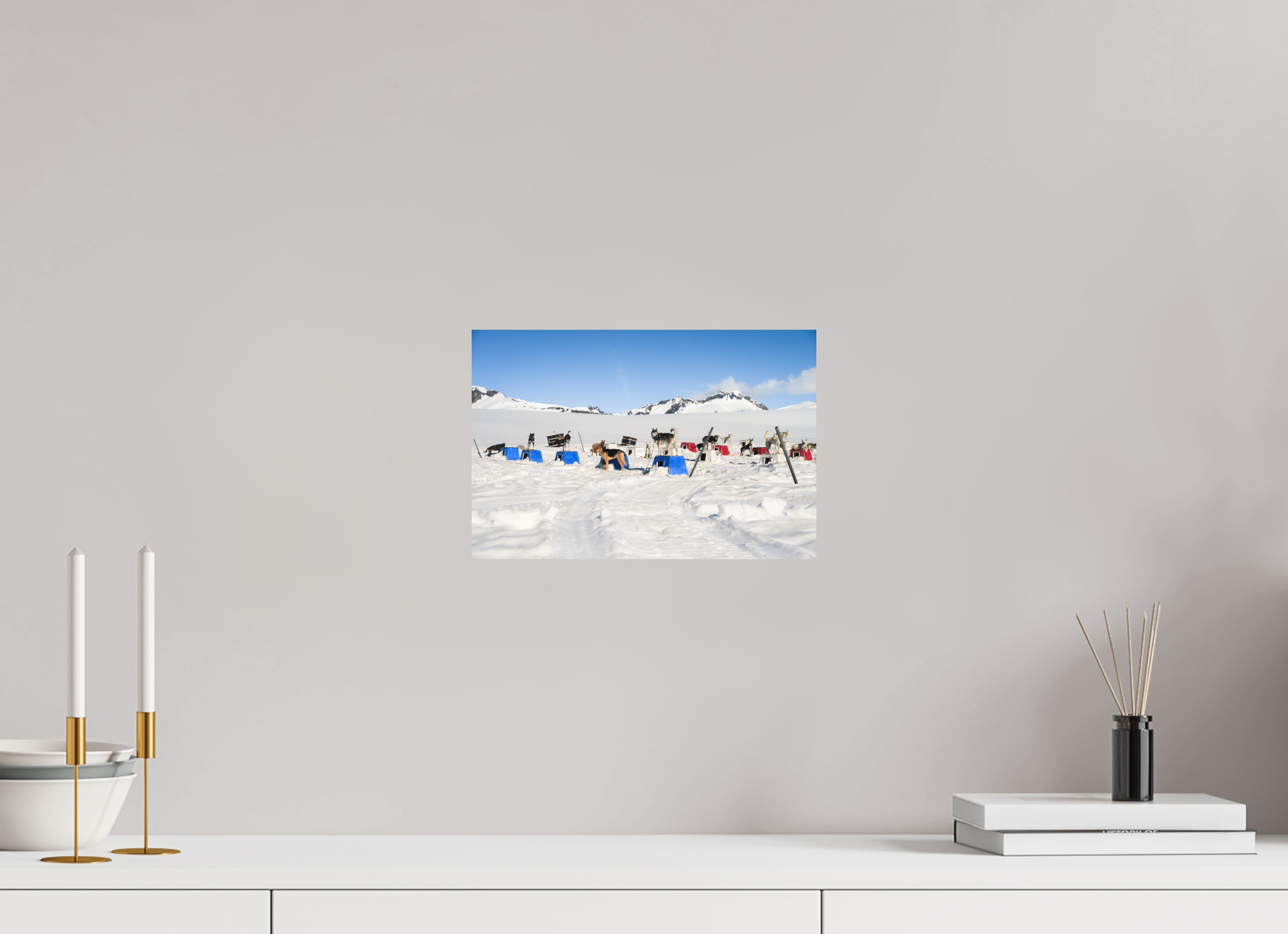 12 x 8″, Hahnemüle Smooth Rag Fine Art Paper Welcome to Dog Camp