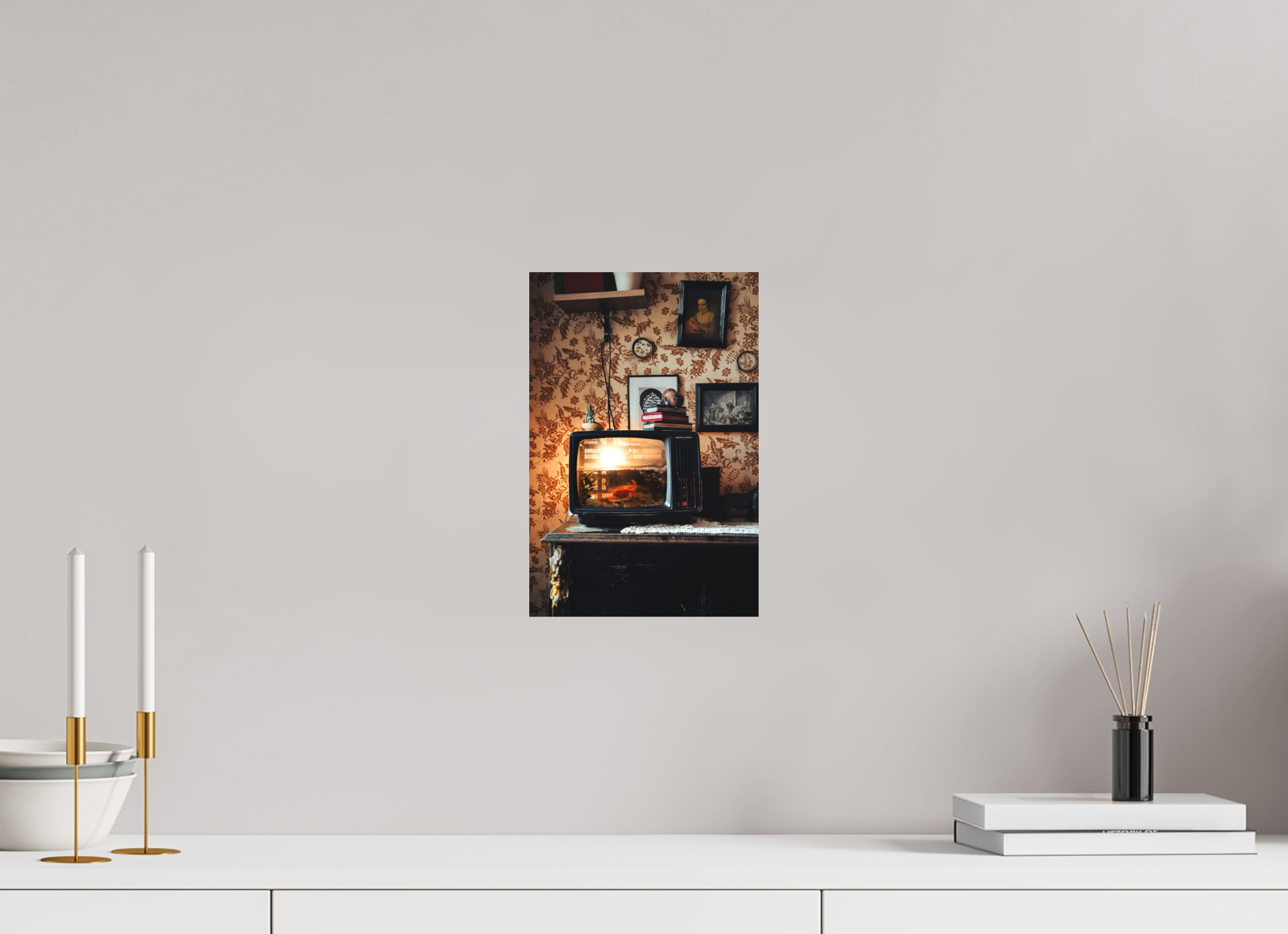 8 x 12″, Hahnemüle Smooth Rag Fine Art Paper Morning News