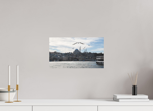 16 x 9″, Hahnemüle Smooth Rag Fine Art Paper An Afternoon in Istanbul