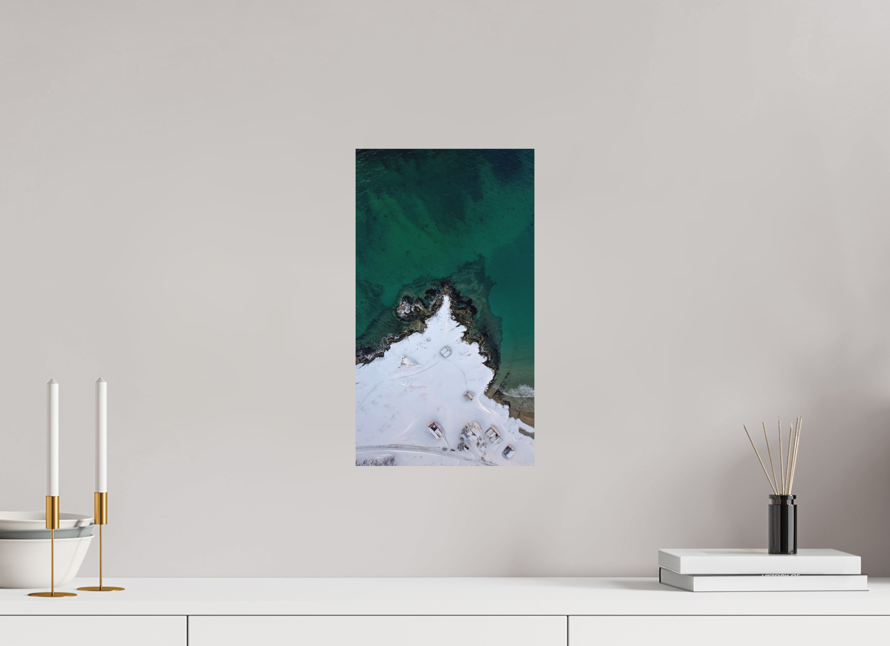 9 x 16″, Smooth Rag | No frame | No border Edge of the Arctic